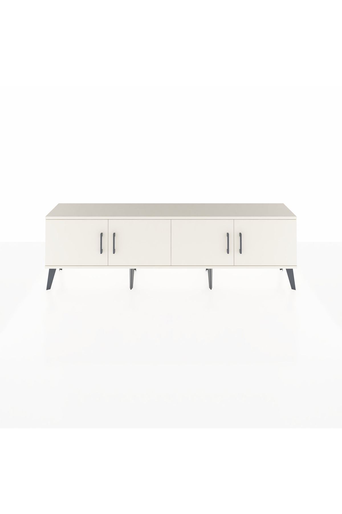 Arges TV Ünitesi 2 Raflı 4 Kapaklı 176x30x51 Aytaşı-Aytaşı