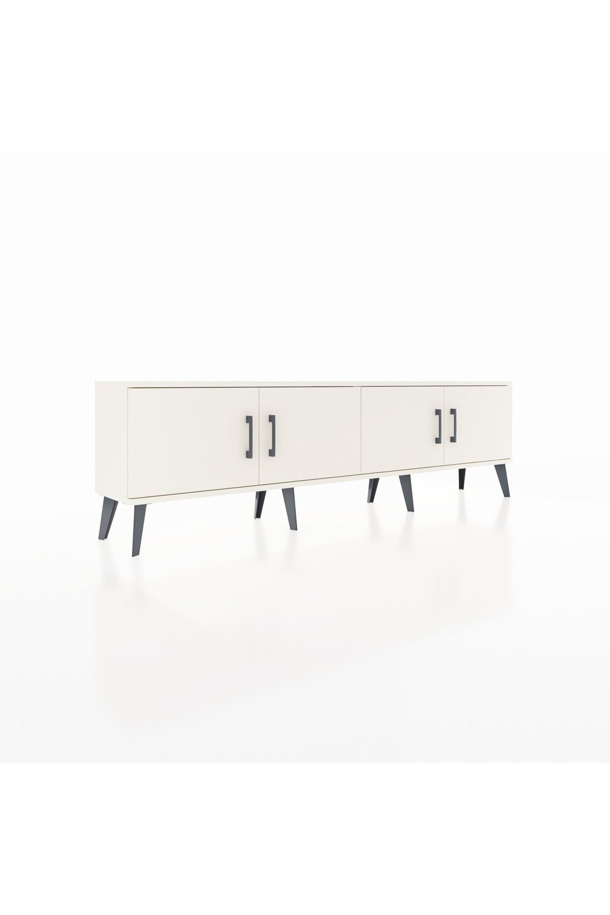 Arges TV Ünitesi 2 Raflı 4 Kapaklı 176x30x51 Aytaşı-Aytaşı