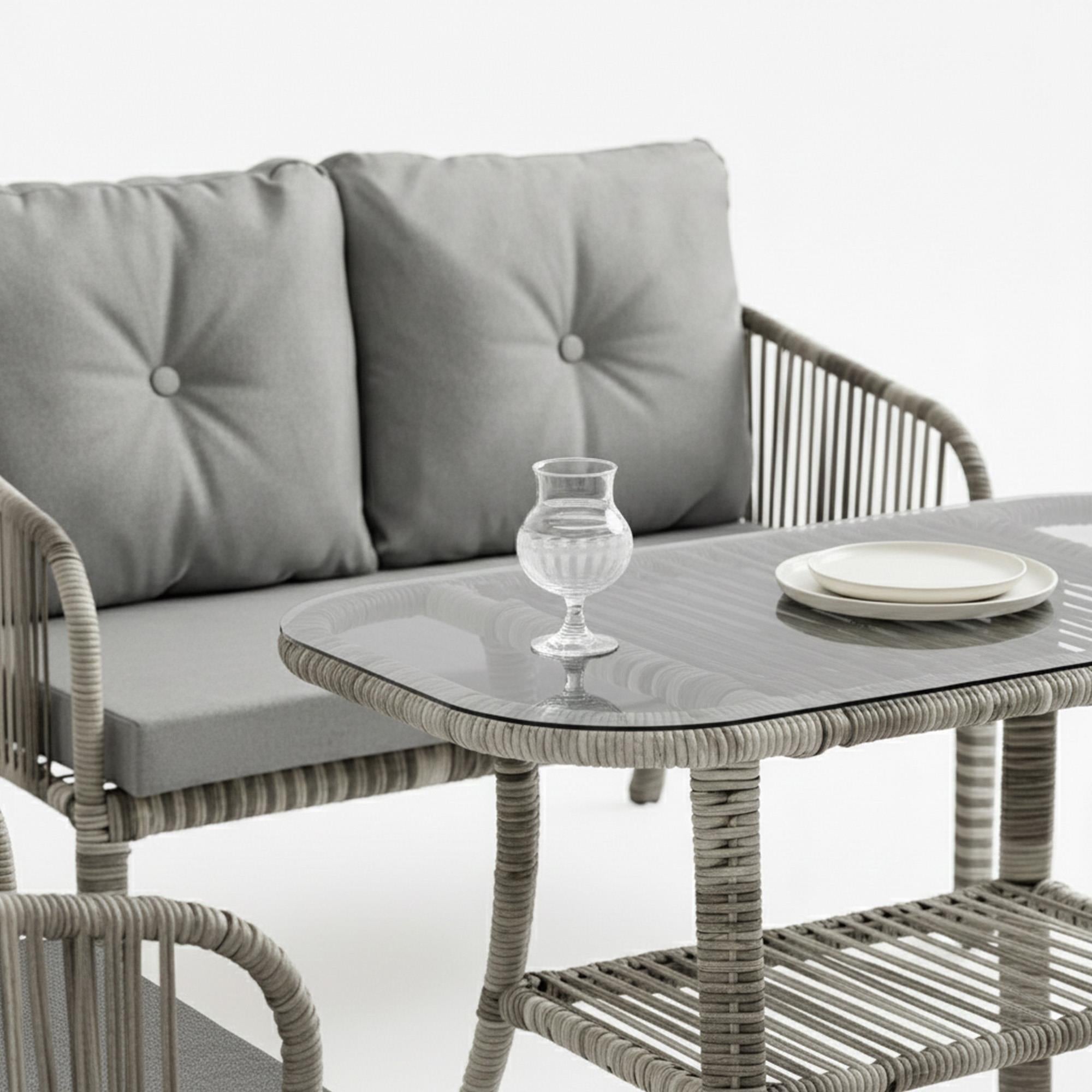 Artemis | İkili Bahçe Mobilyası Takımı | Rattan Bahçe Balkon Takımı