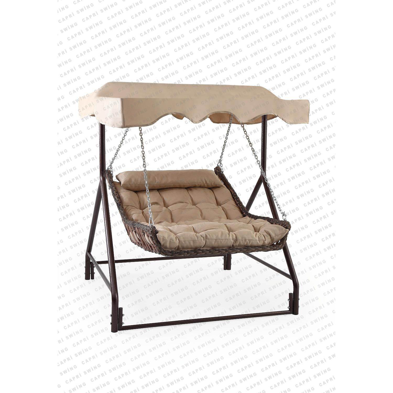 Capri Swing Capri Bed Rattan Bahçe Salıncağı | Balkon Salıncağı