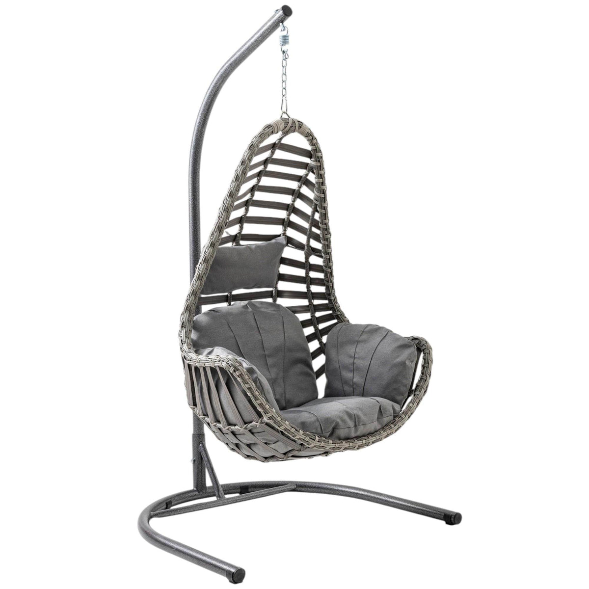 Capri Swing Milas Tekli Rattan Bahçe Salıncağı | Balkon Salıncağı
