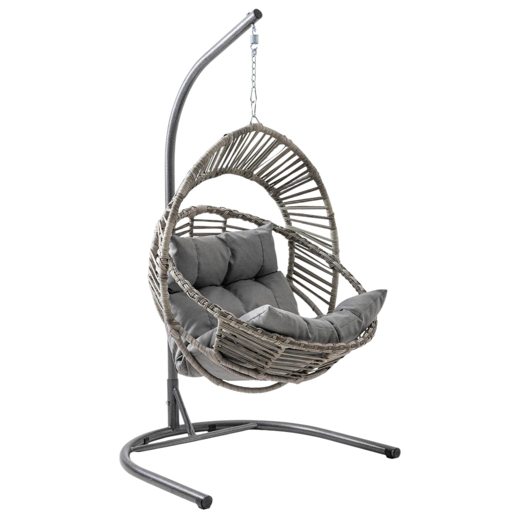 Capri Swing Nobel Tekli Rattan Bahçe Balkon Salıncağı