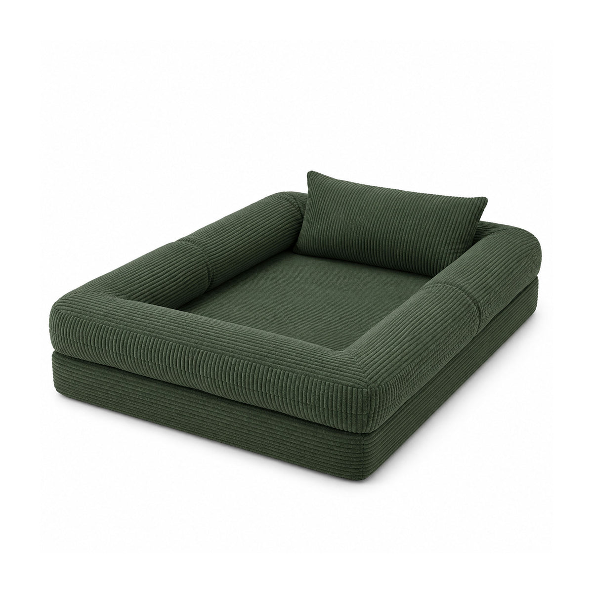 Çocuk Yer Yatağı 150x90 cm Sünger Oyun Minderi | Yeşil