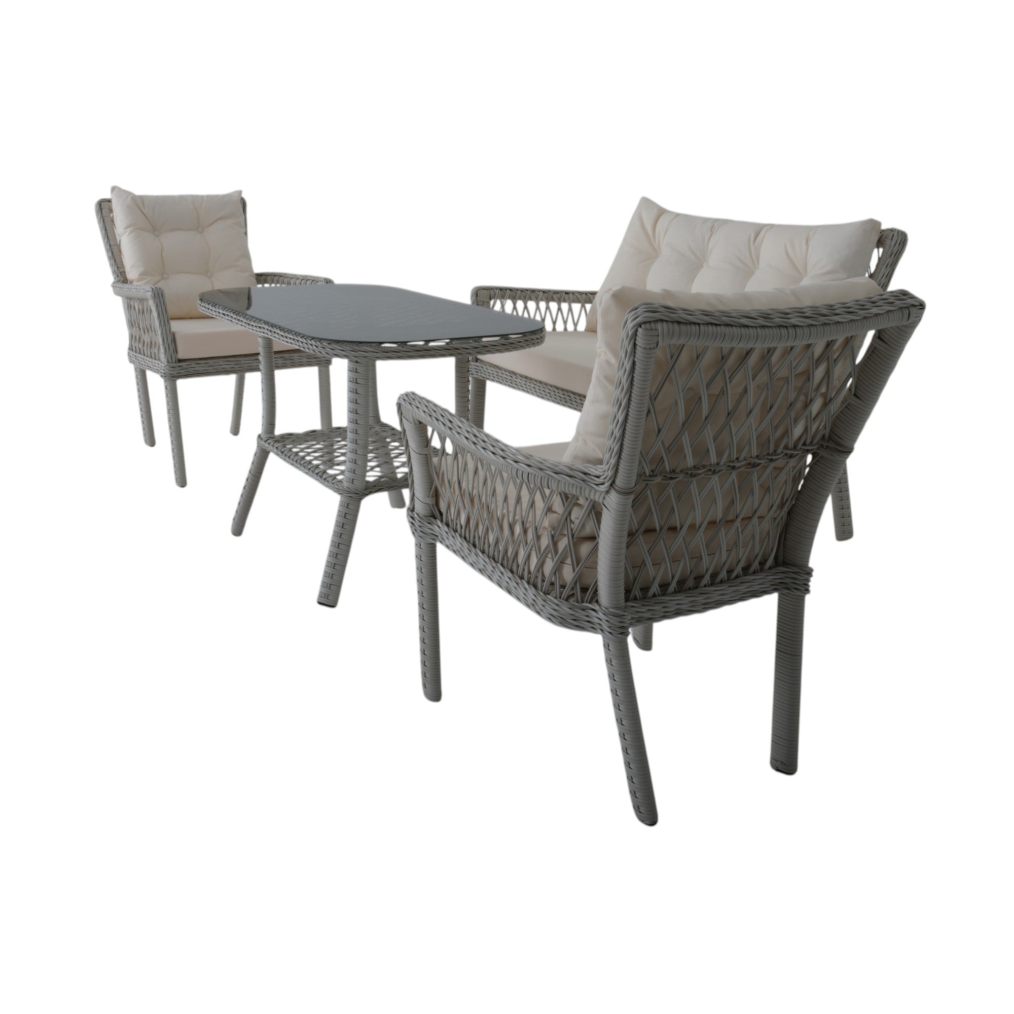Fusion İkili Rattan Bahçe Oturma Grubu | Rehome