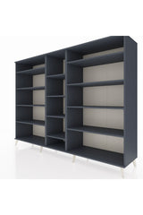 Hyperion Dolap 11 Raflı  220x44x163 Antrasit-Antrasit