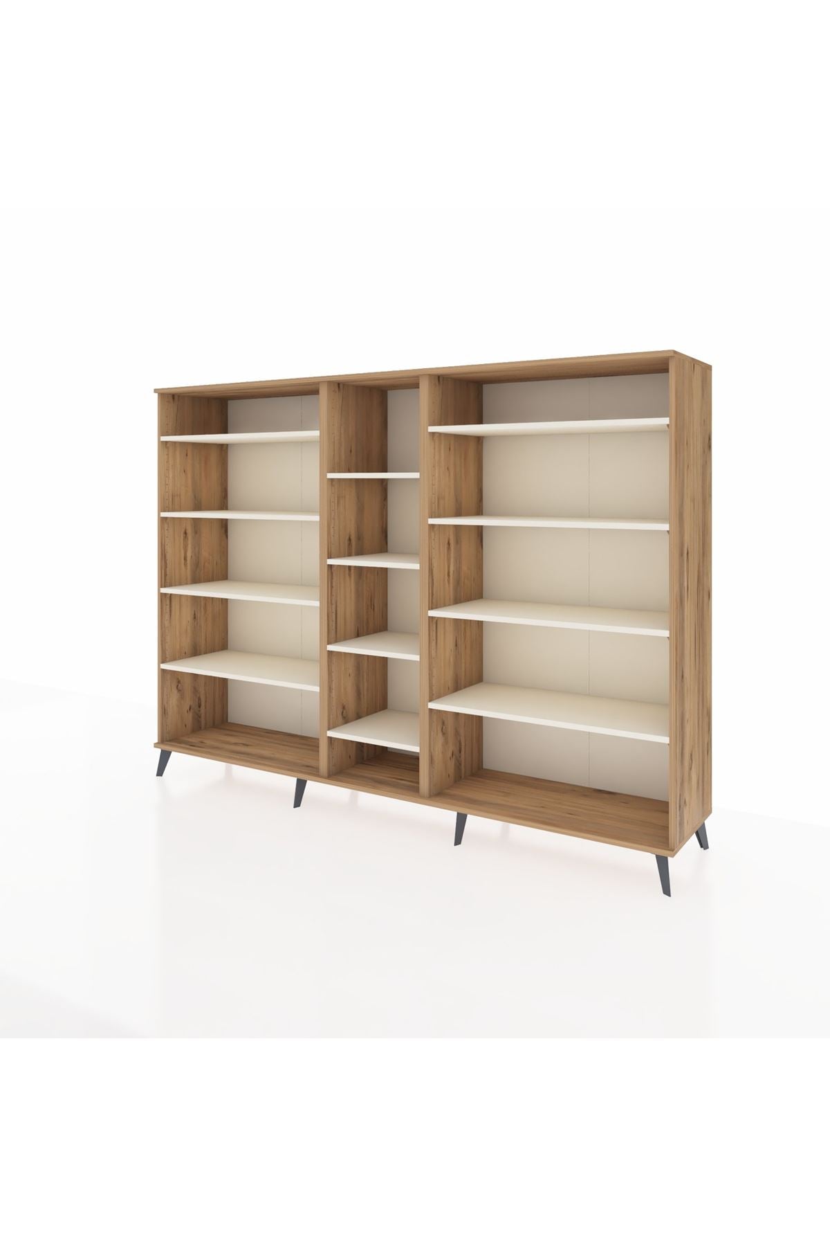 Hyperion Dolap 11 Raflı  220x44x163 Çam-Çam/Aytaşı