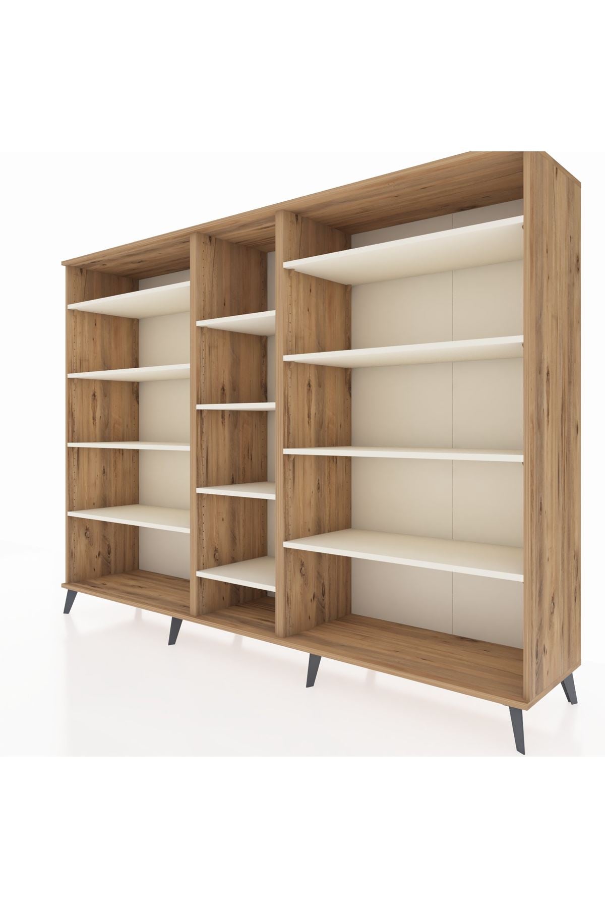 Hyperion Dolap 11 Raflı  220x44x163 Çam-Çam/Aytaşı