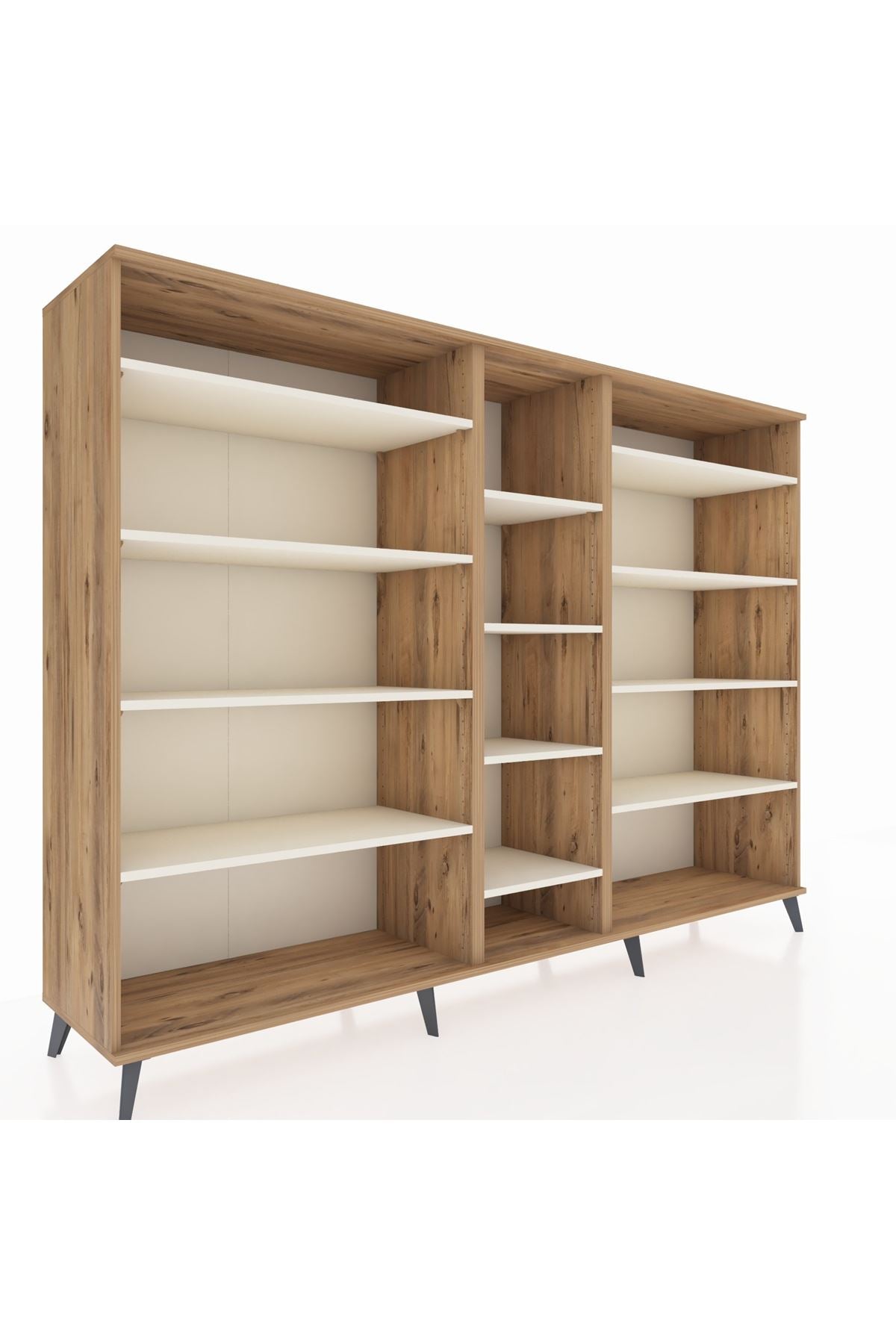 Hyperion Dolap 11 Raflı  220x44x163 Çam-Çam/Aytaşı