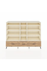 Hyperion Dolap 12 Raflı 3 Çekmeceli  220x44x163 Aytaşı-Aytaşı/Çam