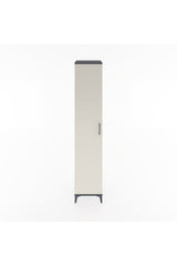 Hyperion Dolap 3 Raflı Tek Kapaklı 44x44x221 Antrasit-Aytaşı