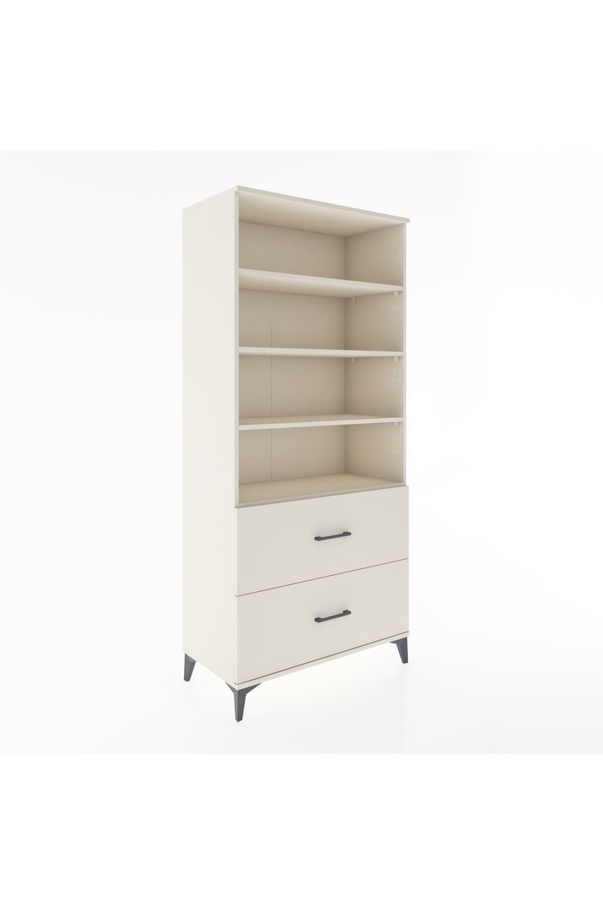 Hyperion Dolap 4 Raflı 2 Çekmeceli 88x44x195 Aytaşı-Aytaşı