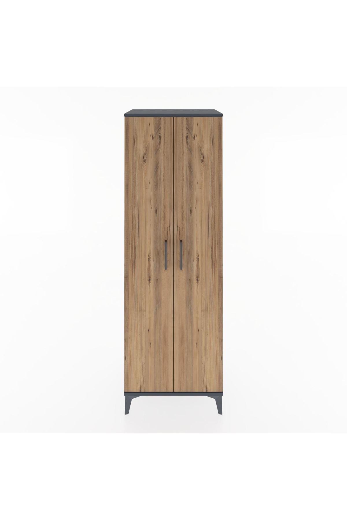 Hyperion Dolap 4 Raflı 60x44x182 Antrasit-Çam