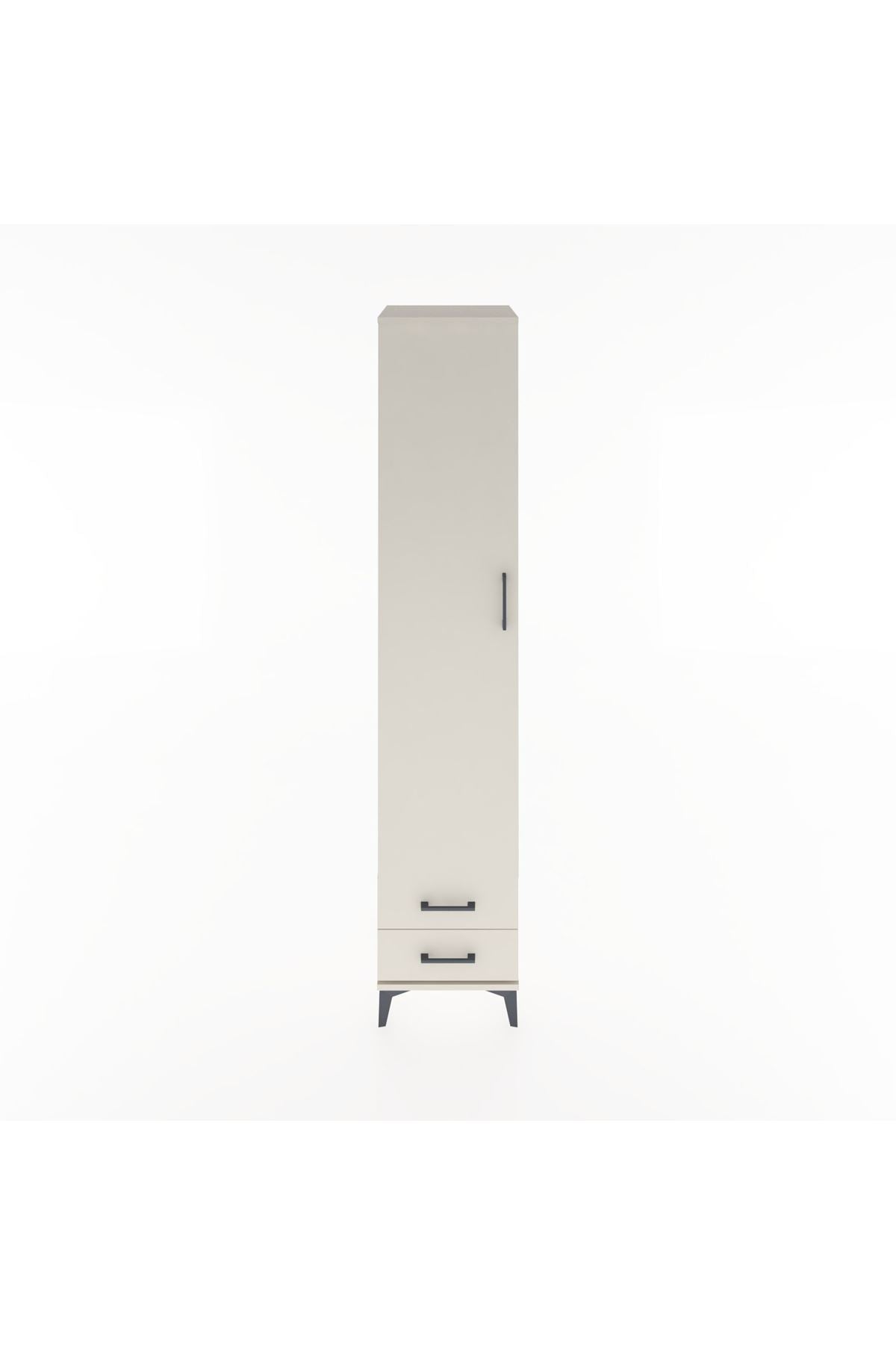 Hyperion Dolap 5 Raflı 2 Çekmeceli Tek Kapaklı 44x44x221 Aytaşı-Aytaşı