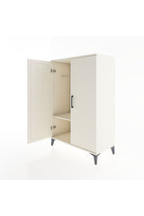 Hyperion Dolap Tek Raflı 2 Kapaklı Tek Askılı 88x44x134 Aytaşı-Aytaşı