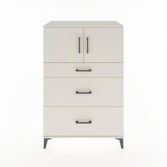 Hyperion Dolap Tek Raflı 3 Çekmeceli 2 Kapaklı 88x44x134 Aytaşı-Aytaşı