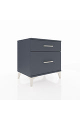 Hyperion Komodin 2 Çekmeceli 60x44x64 Antrasit-Antrasit