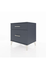 Hyperion Komodin 2 Çekmeceli 60x44x64 Antrasit-Antrasit
