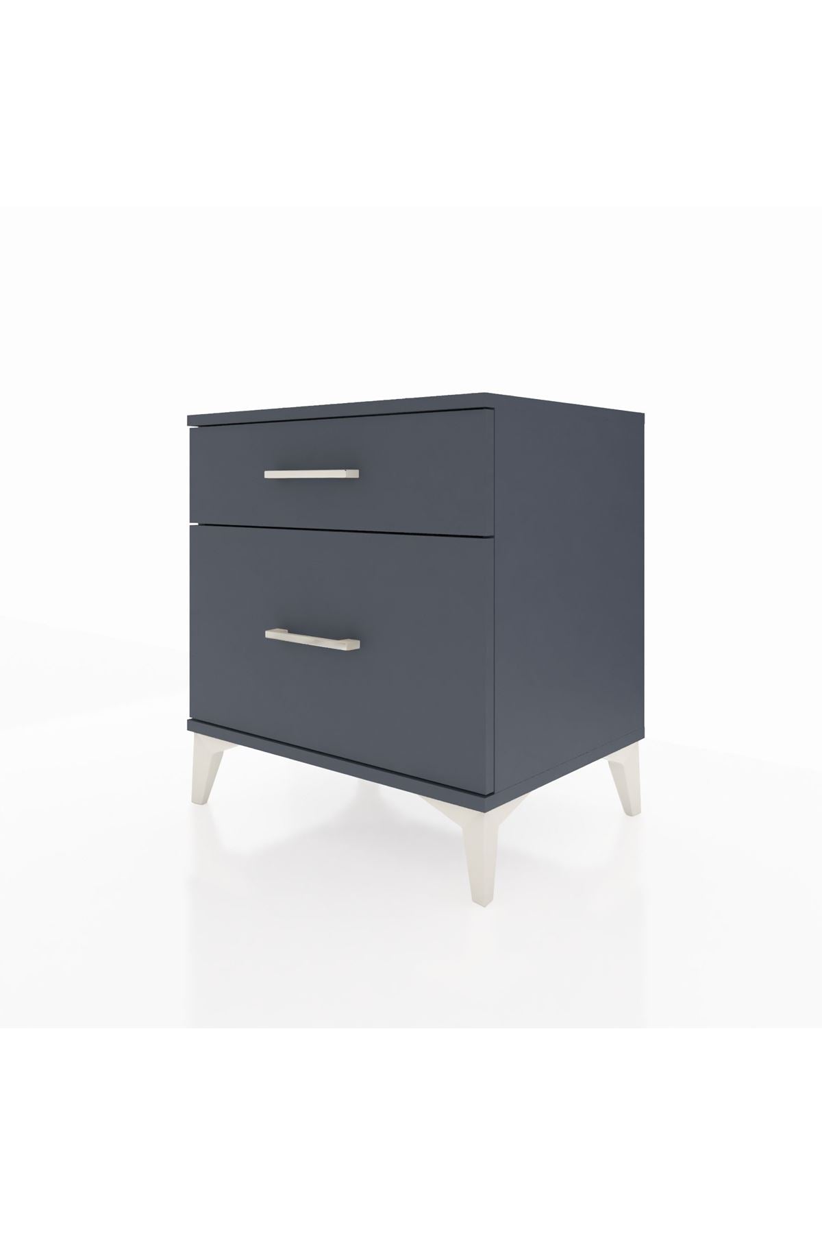 Hyperion Komodin 2 Çekmeceli 60x44x64 Antrasit-Antrasit