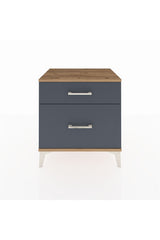 Hyperion Komodin 2 Çekmeceli 60x44x64 Çam-Antrasit