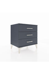 Hyperion Komodin 3 Çekmeceli 60x44x64 Antrasit-Antrasit