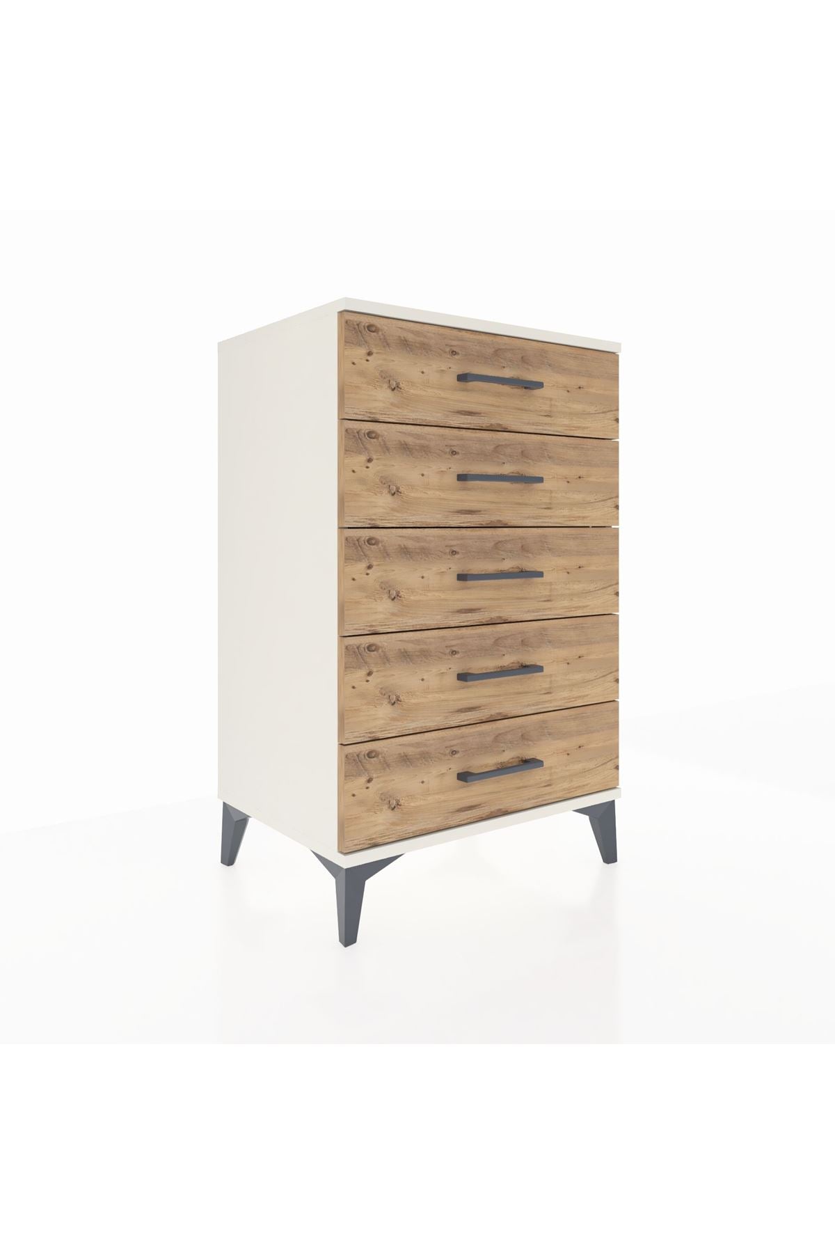 Hyperion Komodin 5 Çekmeceli 60x44x96 Aytaşı-Çam