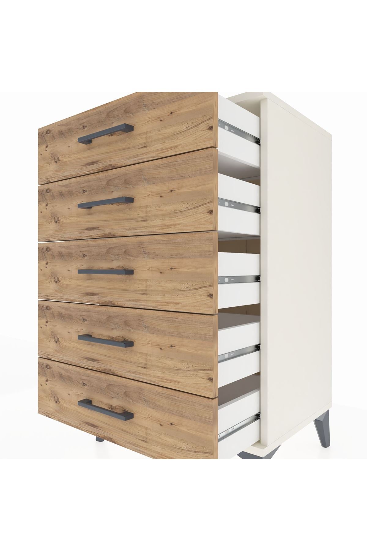 Hyperion Komodin 5 Çekmeceli 60x44x96 Aytaşı-Çam