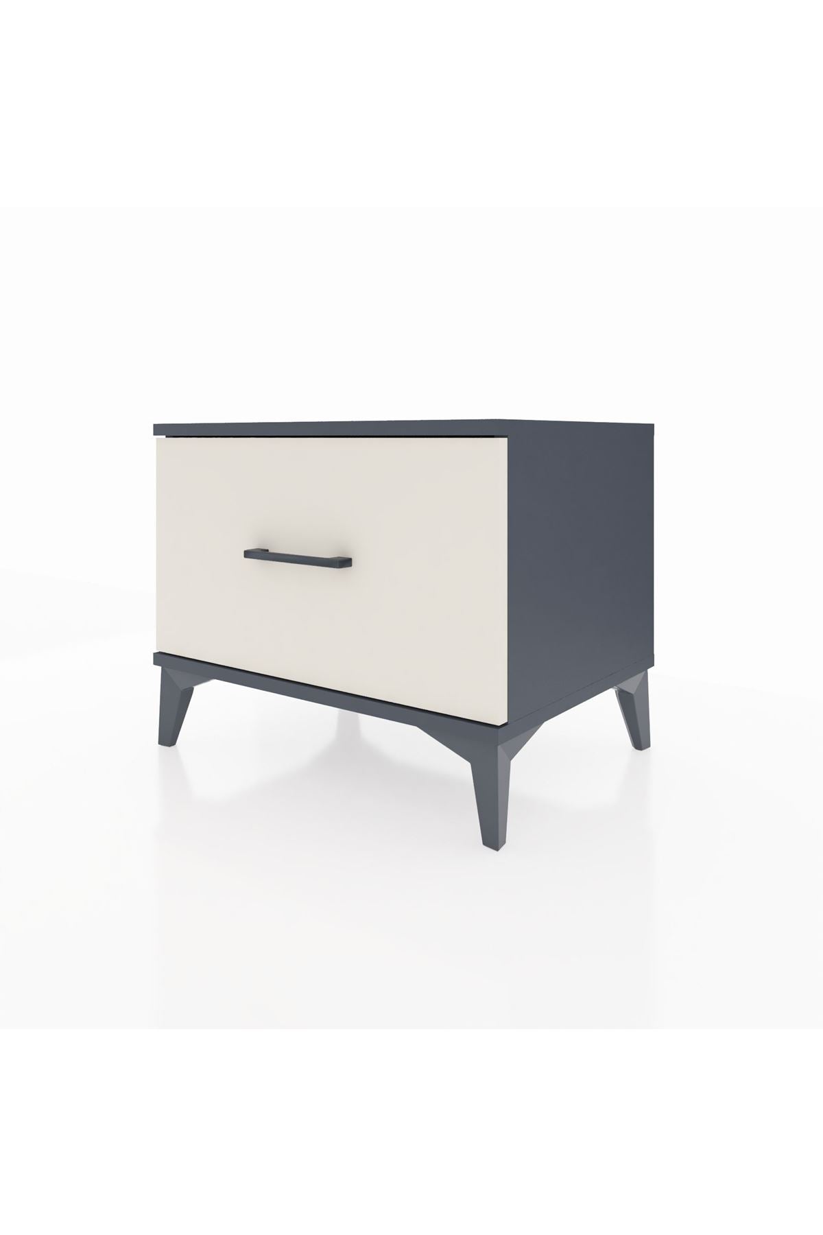 Hyperion Komodin Tek Çekmeceli 60x44x48 Antrasit-Aytaşı