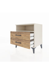 Hyperion Komodin Tek Raflı 2 Çekmeceli 60x44x64 Aytaşı-Çam