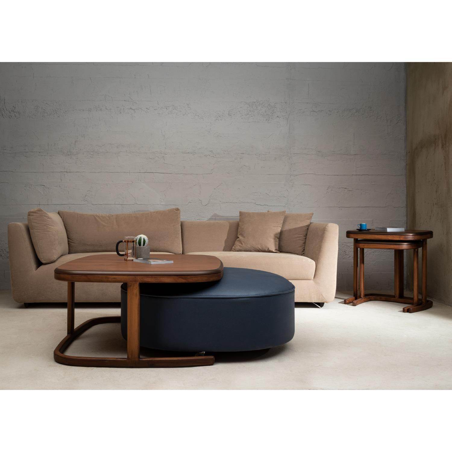 Astral Orta Sehpa | MDF | Açık Ceviz | Rehome